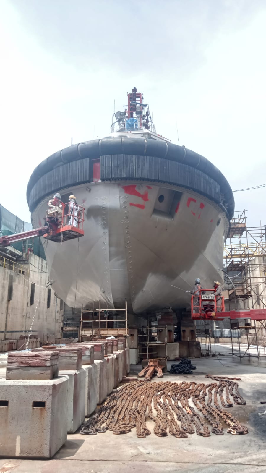 Painting Works - AS Rainbow Group marine engineering service